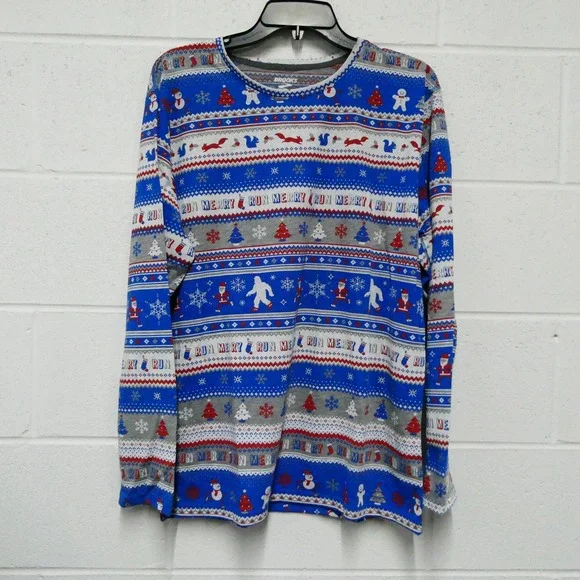 Brooks Shirts Brooks Unisex Large Run Merry Long Slv Christmas - Main Image